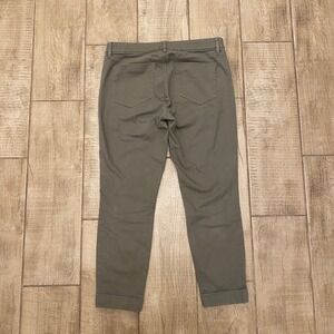 Loft Modern Skinny Ankle Pants 29/8 Olive Green Denim Cropped Preppy Casual Chic